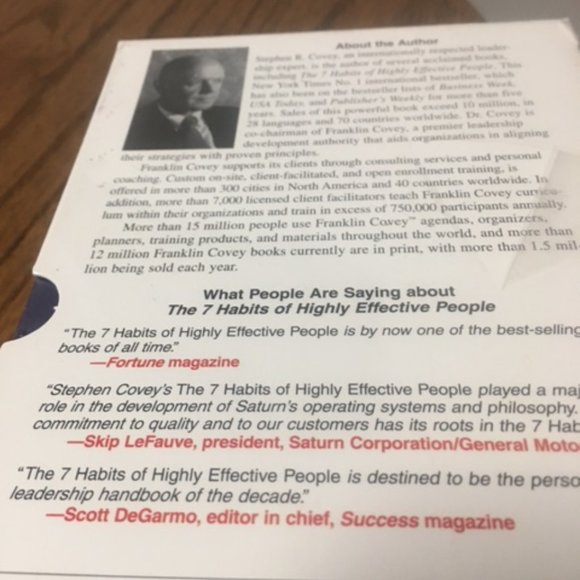 Cassette Tapes Stephen R. Covey 7 Habits of Highly Effective People  NWT - Picture 5 of 7